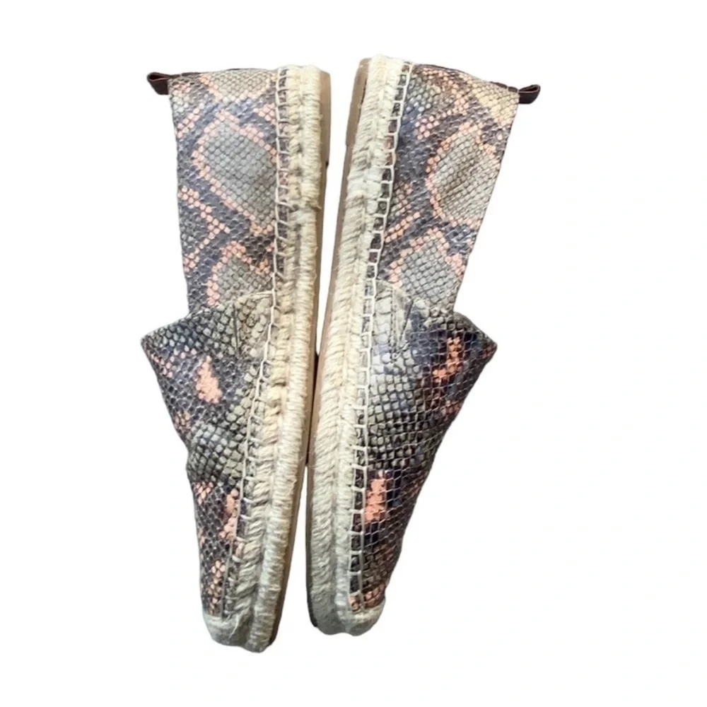 Sam Edelman Khloe Espadrille Flats snake print